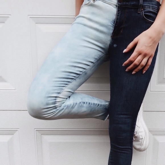 Pacsun half and half jeans Clearance